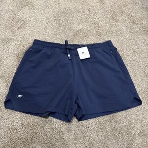 NWT Fabletics The One Short 3'' - Women's XL Black Deep Navy Blue Lined